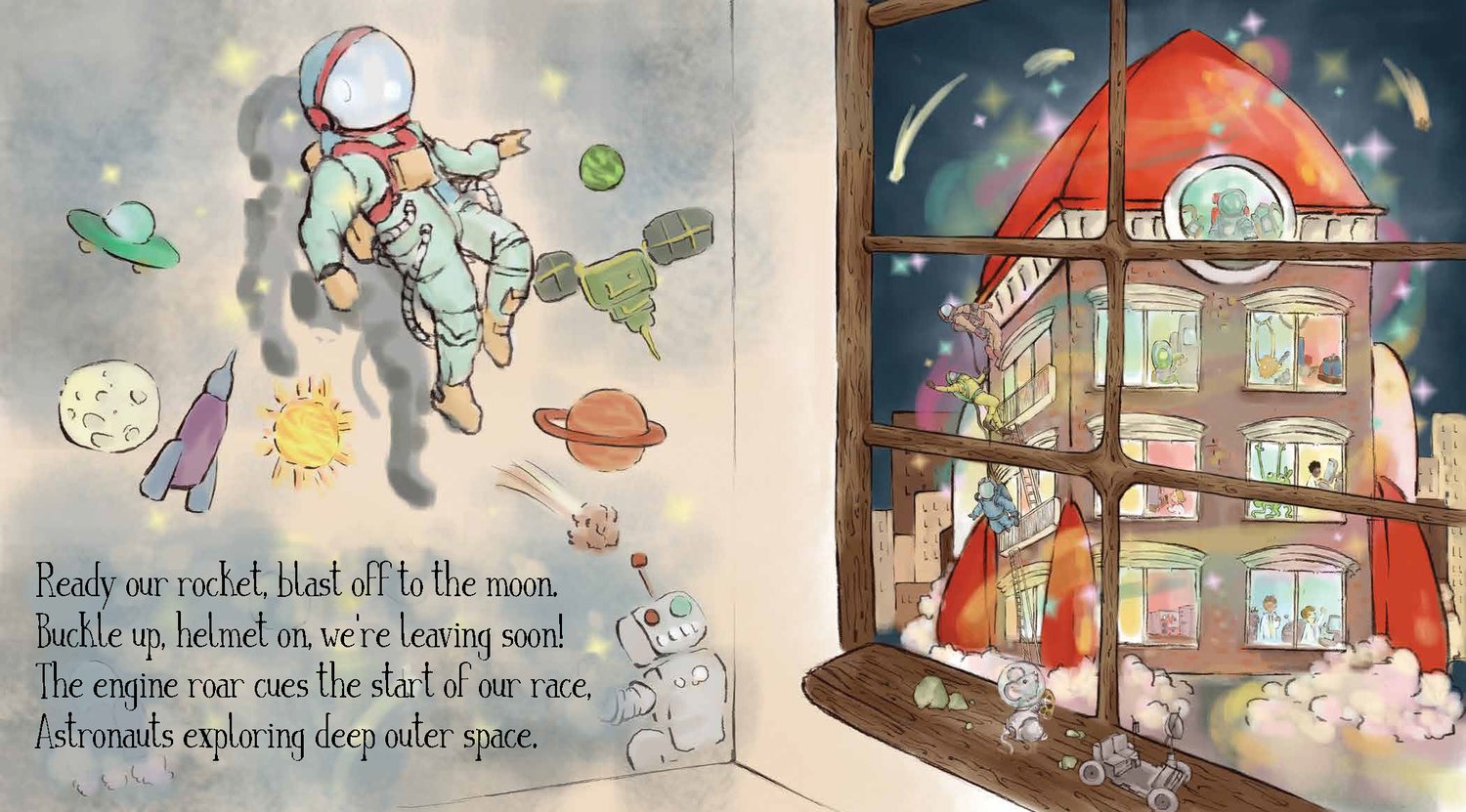 My City View - Space Scene